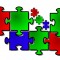 jigsaw with small, not-quite-fitting pieces filling the gap