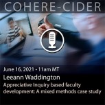 COHERE-CIDER Session 21 April 2021 upcoming
