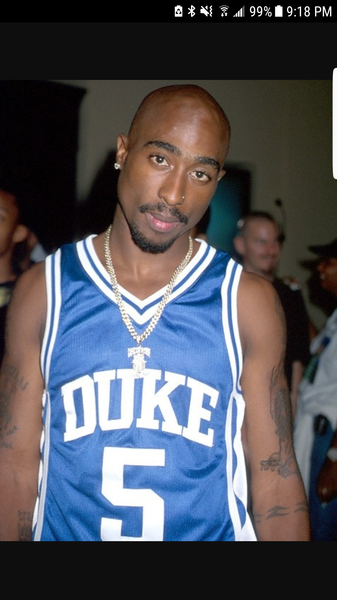 Tupac representing my favorite college basketball team